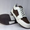 CozyStride Core Duo – Mens Brown & White Sneakers